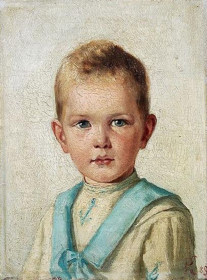 unknow artist Portrait des jungen William Charles Knoop China oil painting art